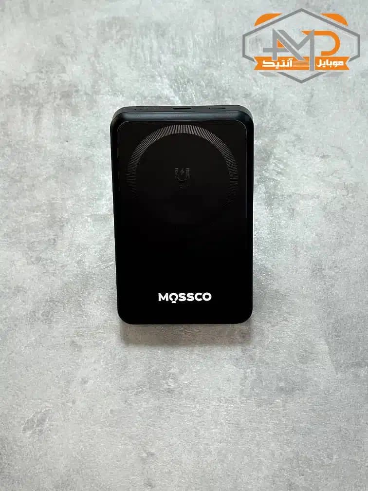 پاوربانک وایرلس مگنتی Mossco (مسکو ) ظرفیت 10000 مدل IP-25 — تصویر ۸