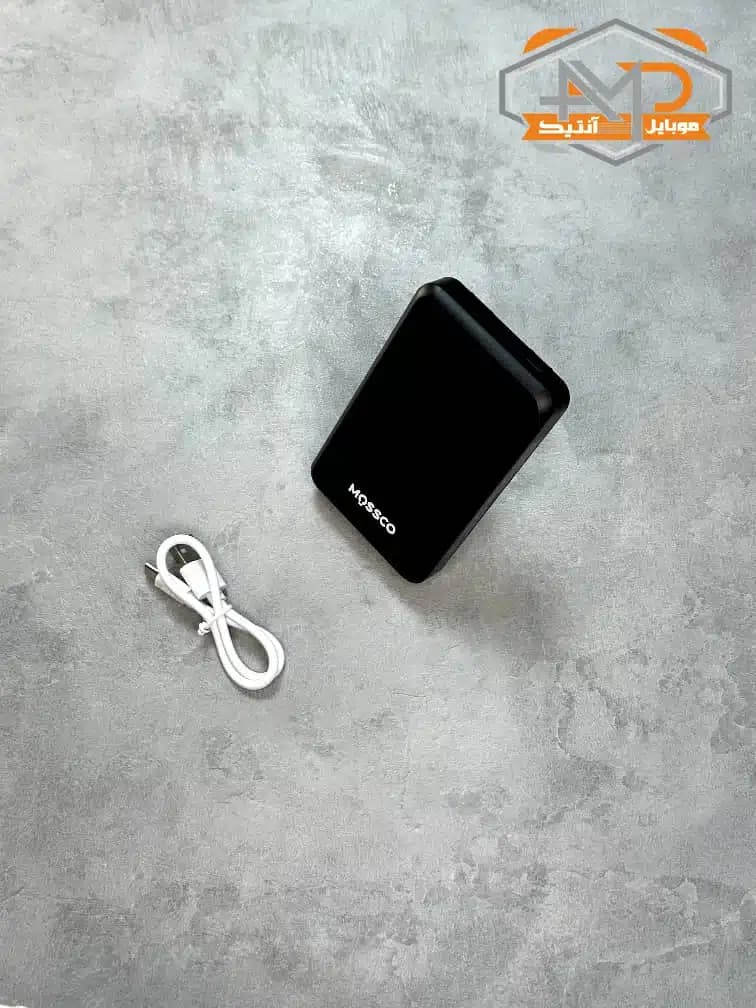 پاوربانک وایرلس مگنتی Mossco (مسکو ) ظرفیت 10000 مدل IP-25 — تصویر ۹