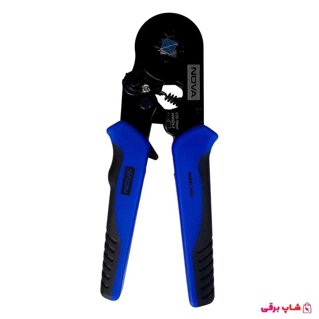 انبر پرس وایرشو ۴ گوش زن ۷ اینچ نووا 8064
