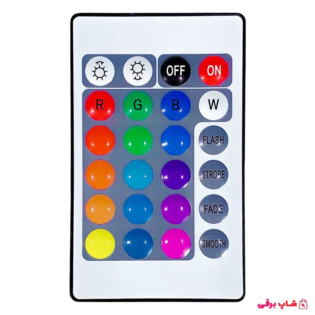 ریسه ال ای دی LED RGB 5 متری + آداپتور — تصویر ۵
