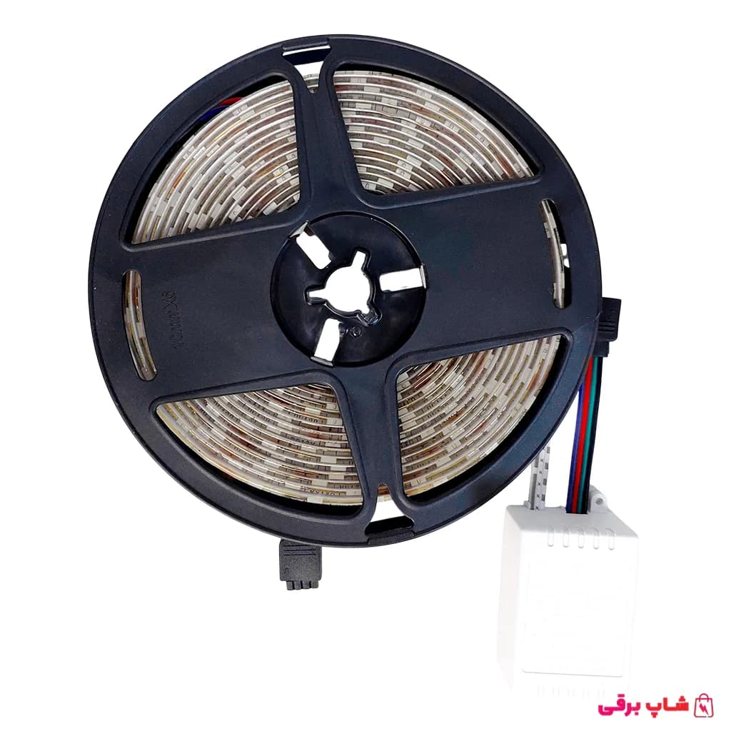 ریسه ال ای دی LED RGB 5 متری + آداپتور — تصویر ۳