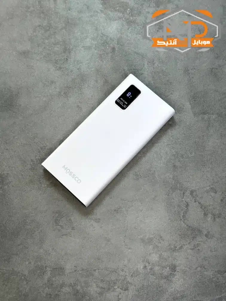پاوربانک Mossco(مسکو) 10000 مدل k-100 با گارانتی در دو رنگ — تصویر ۸