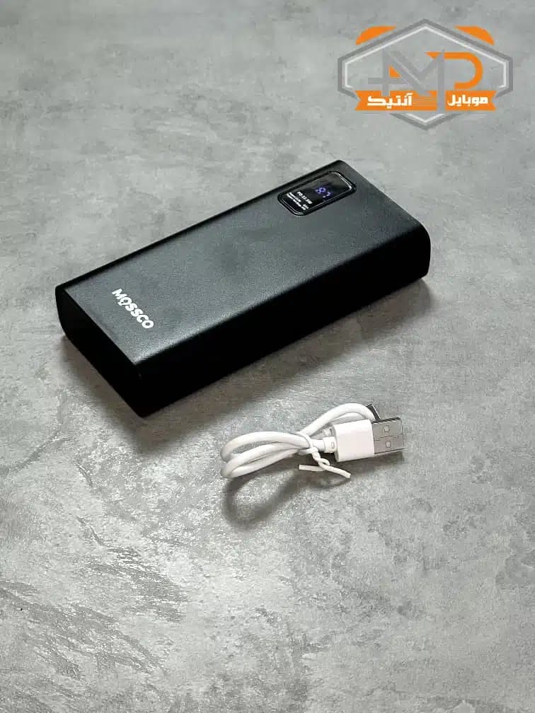 پاوربانک Mossco(مسکو) 10000 مدل k-100 با گارانتی در دو رنگ — تصویر ۵