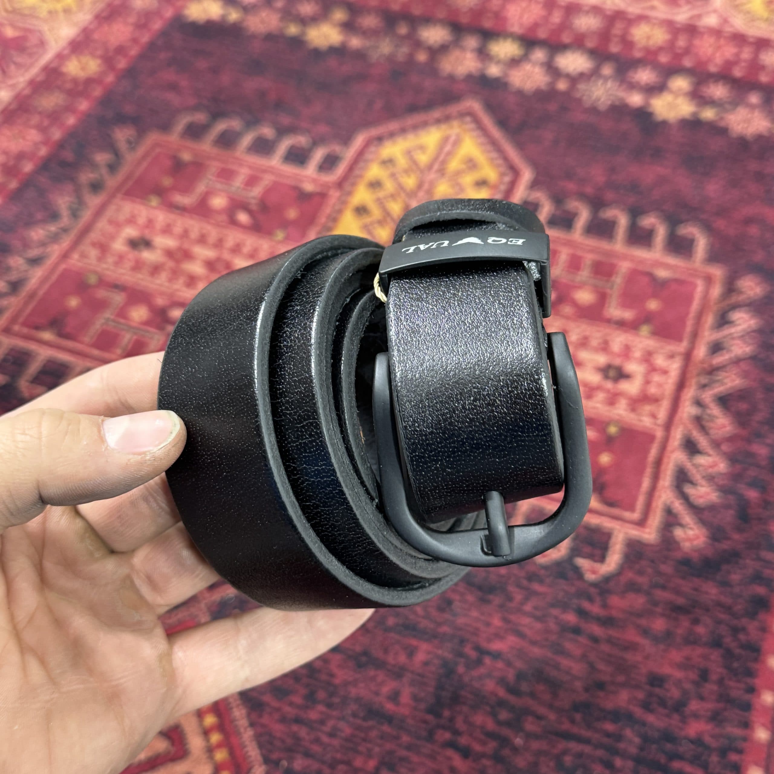 کمربند چرم اسپرت مردانه