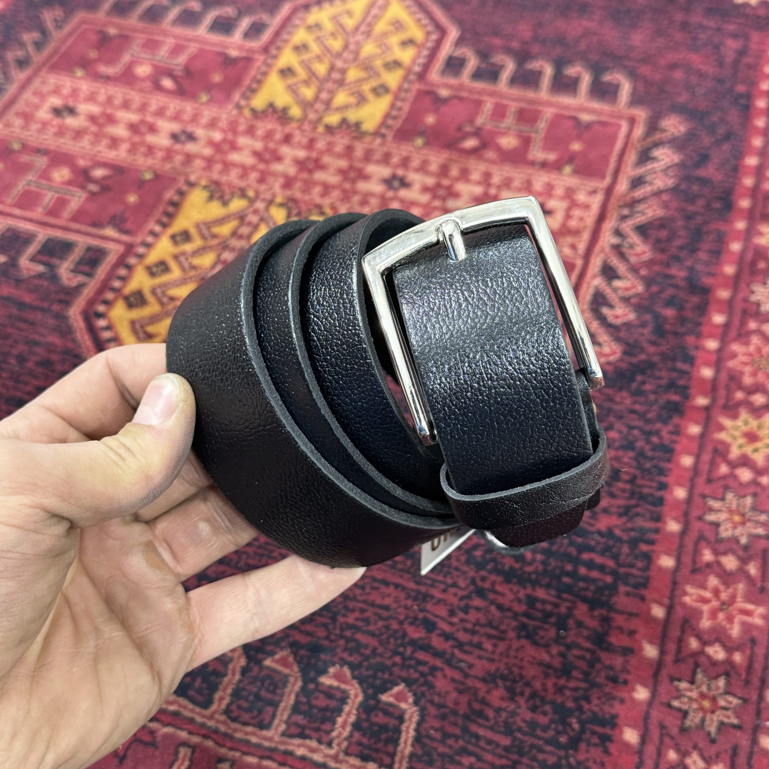 کمربند چرم کلاسیک مردانه