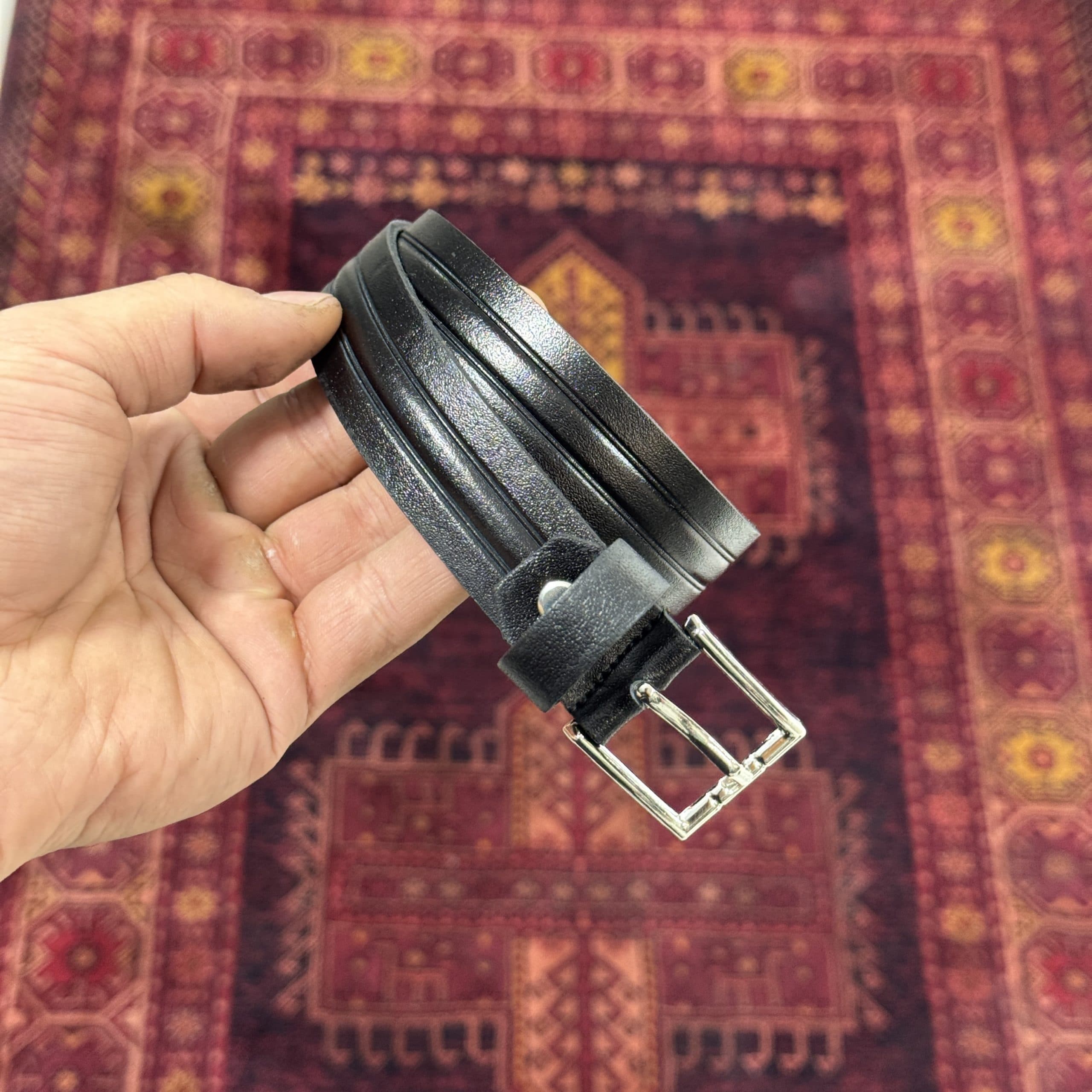 کمربند چرم پسرانه