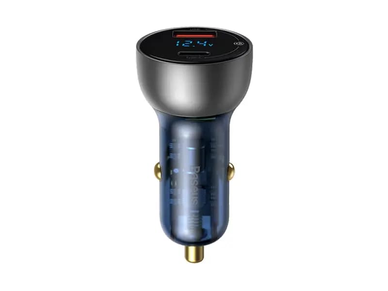 شارژر فندکی فست شارژ 100 وات بیسوس مدل CCZX-01 دو پورت — تصویر ۸