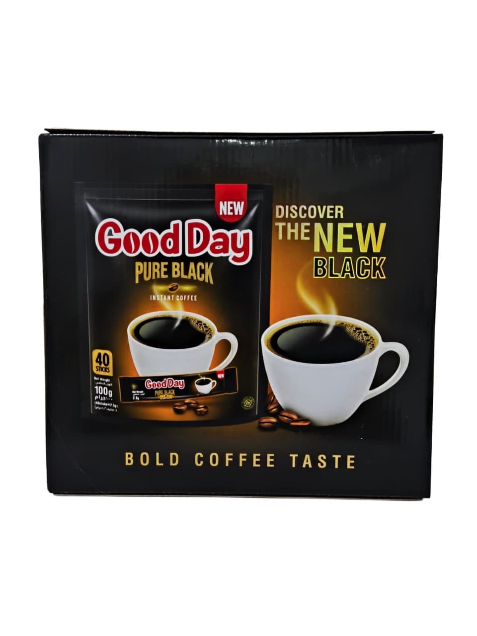 پک قهوه فوری گوددی ( Good Day Black) | 80 ساشه + ماگ رایگان — تصویر ۳