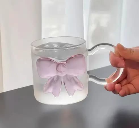 لیوان پاپیونی پیرکس وارداتی — تصویر ۵