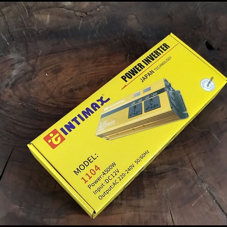 اینورتر برق ماشین Intimax 1104 – تبدیل 12V به 220V با توان 4500وات — تصویر ۳