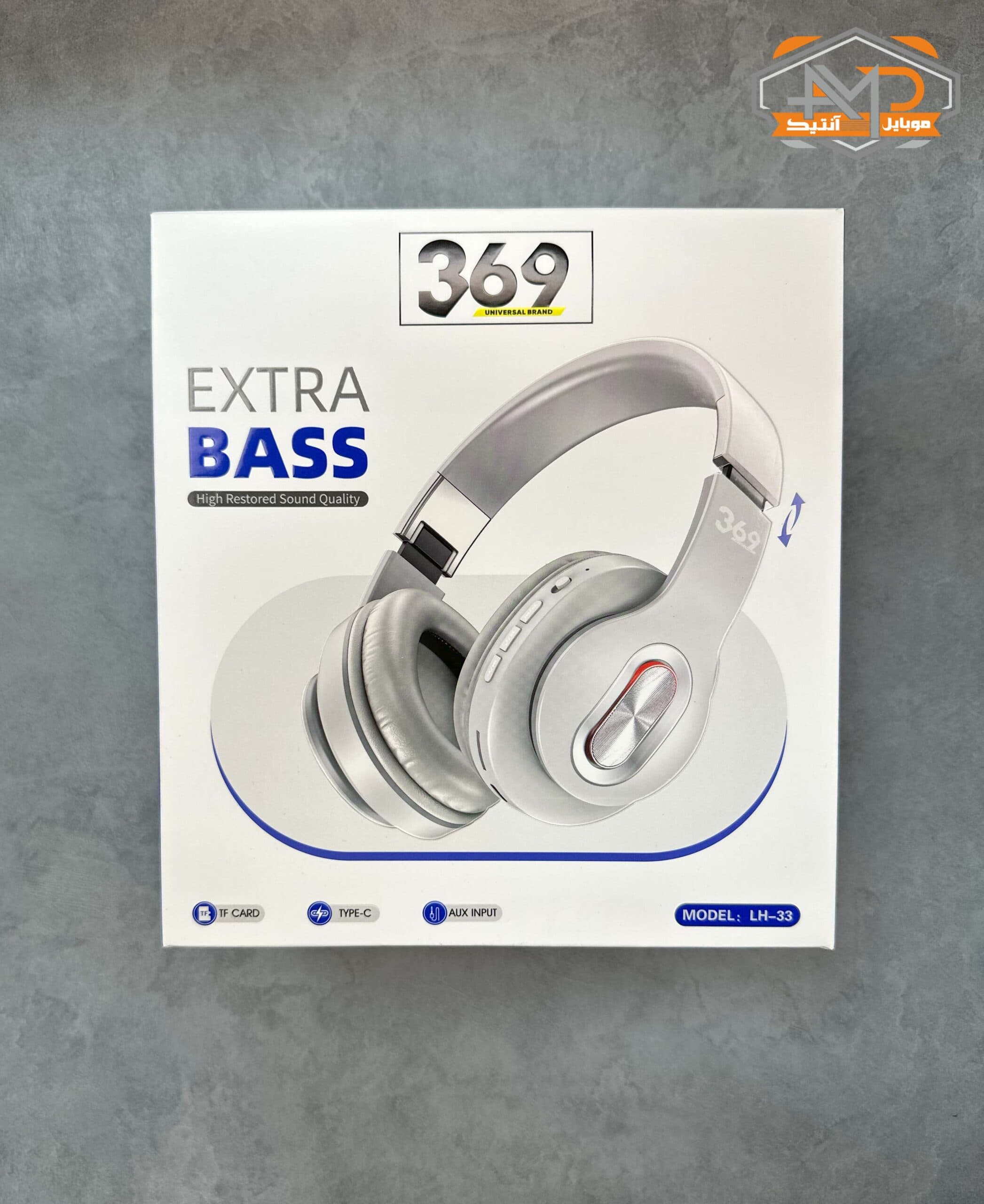 هدفون بی سیم369 مدل LH-33 با Extra Bass