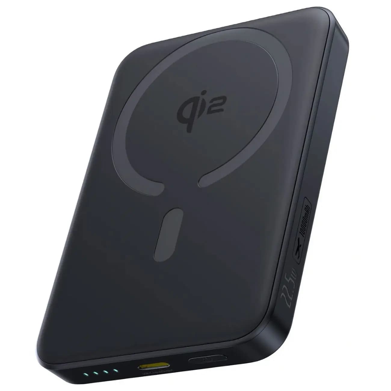 پاوربانک 22.5 وات مگ‌سیف بیسوس مدل EnerFill FM12 Qi2 ظرفیت 10000 میلی‌آمپر ساعت — تصویر ۲