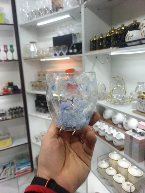 ماگ دوجداره پیرکس طرح گل چند رنگ — تصویر ۶