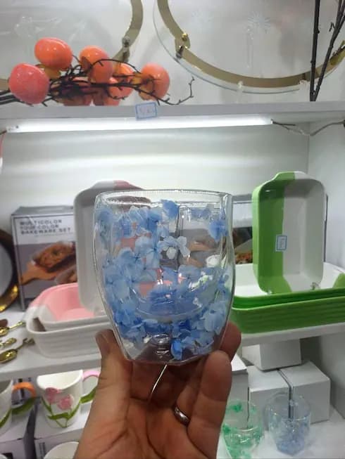 ماگ دوجداره پیرکس طرح گل چند رنگ — تصویر ۵