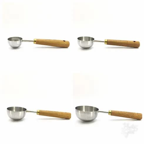 پیمانه اندازه گیری لوکس دسته چوبی مدل کروی