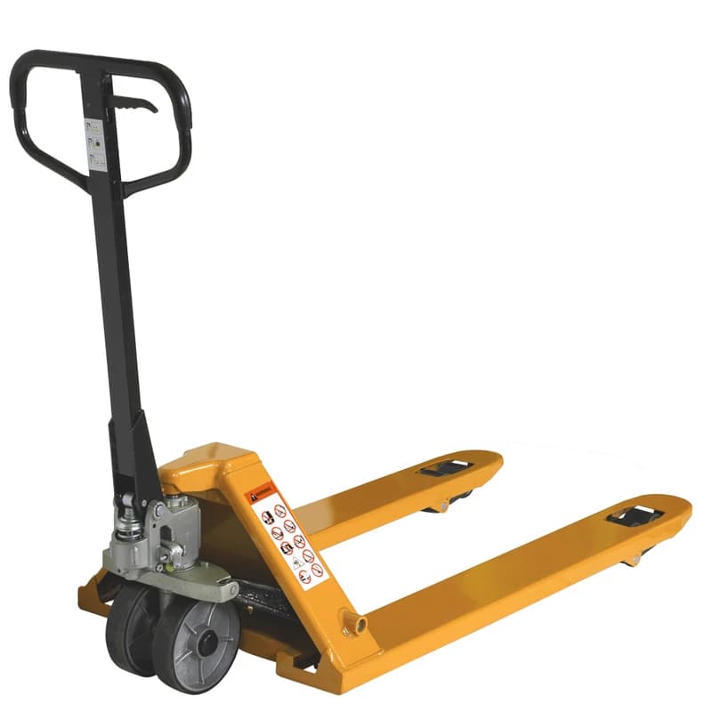 جک پالت دستی تی ام اس مدل TMS 122 cm ظرفیت 3 تن شاخک پهن