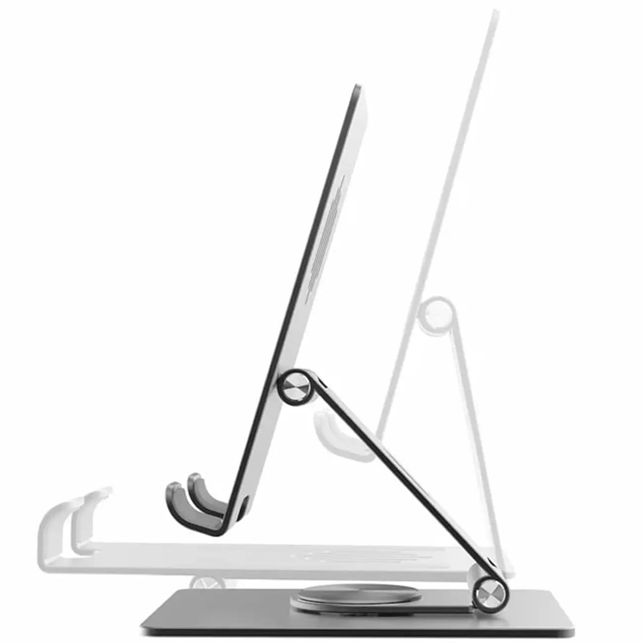 هولدر رومیزی موبایل و تبلت مومکس مدل Fold Stand KH5 چرخش ۳۶۰ درجه — تصویر ۳