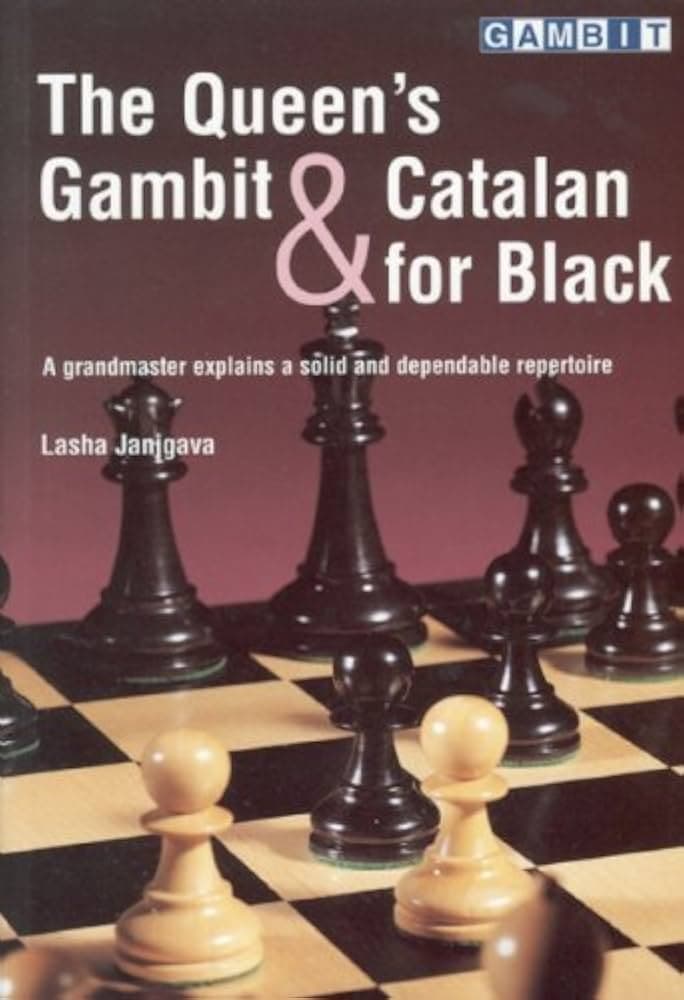 کتاب “گامبی وزیر و کاتالان برای سیاه” اثر لاشا جانجگاوا (Lasha Janjgava – The Queen’s Gambit & Catalan for Black)