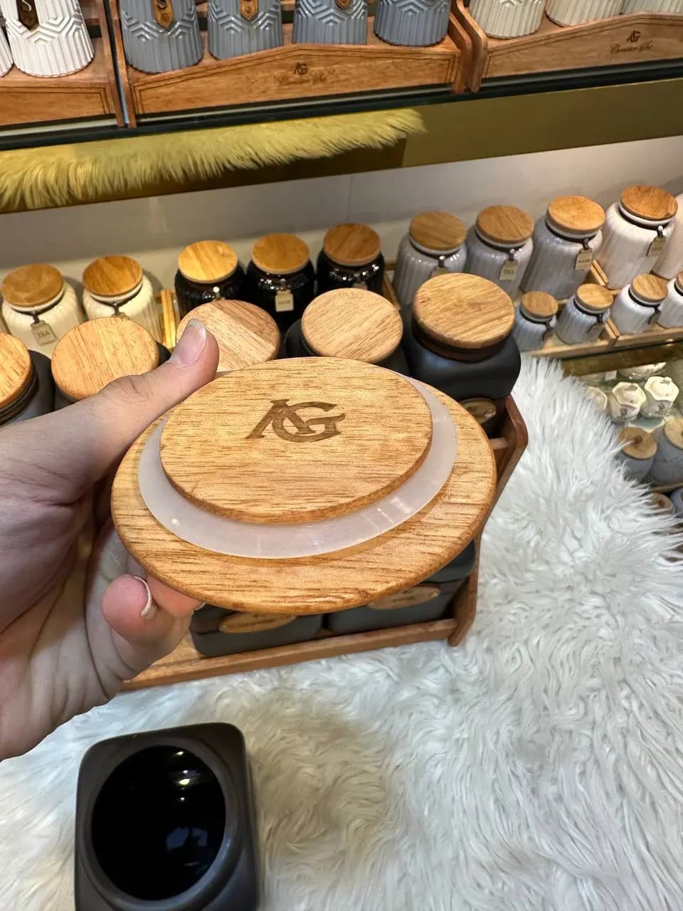 پاسماوری گلس کالر کمربند چرمی 3 رنگ — تصویر ۵