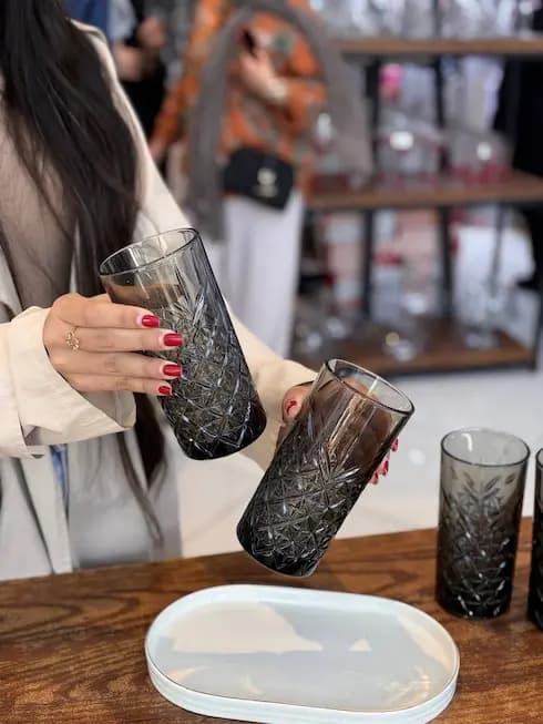 لیوان و نیم لیوان 6عددی خرید جداگانه — تصویر ۳