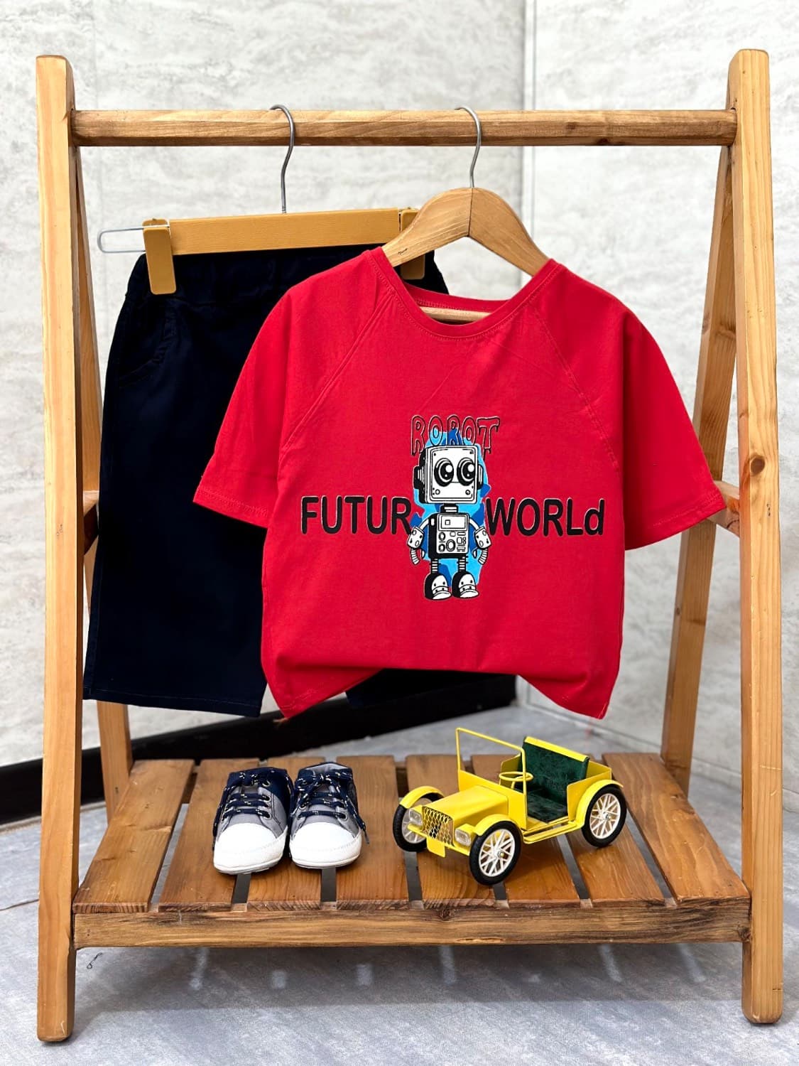 تیشرت و شلوارک ربات future