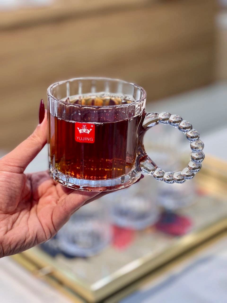 فنجان یا ماگ دسته حلقه وارداتی ست 6 عددی — تصویر ۴