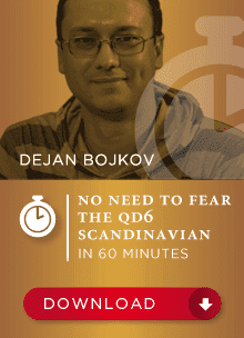 ویدئو “از واریانت Qd6 تو شروع بازی اسکاندیناوی نترس” با تدریس دژان بویکو (Dejan Bojkov _ No need to fear the Qd6 Scandinavian)