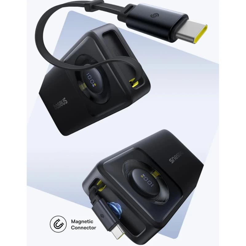 پاوربانک 65 وات بیسوس مدل NOMOS PPLSC01-20 ظرفیت 20000 میلیآمپر ساعت — تصویر ۷