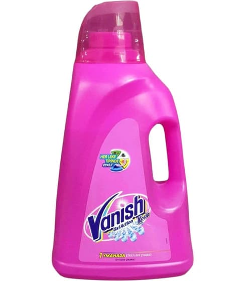 مایع لکه بر لباس ونیش Vanish مناسب لباس های رنگی حجم 3 لیتری
