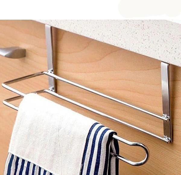 آویز کابینتی حوله و دستمال فلزی