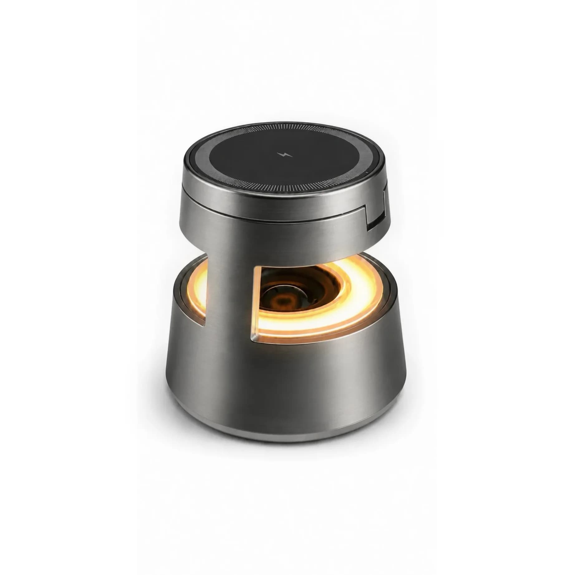 شارژر بی‌سیم و اسپیکر بلوتوثی ۵ در ۱ رکسین مدل REX-W21 — تصویر ۳