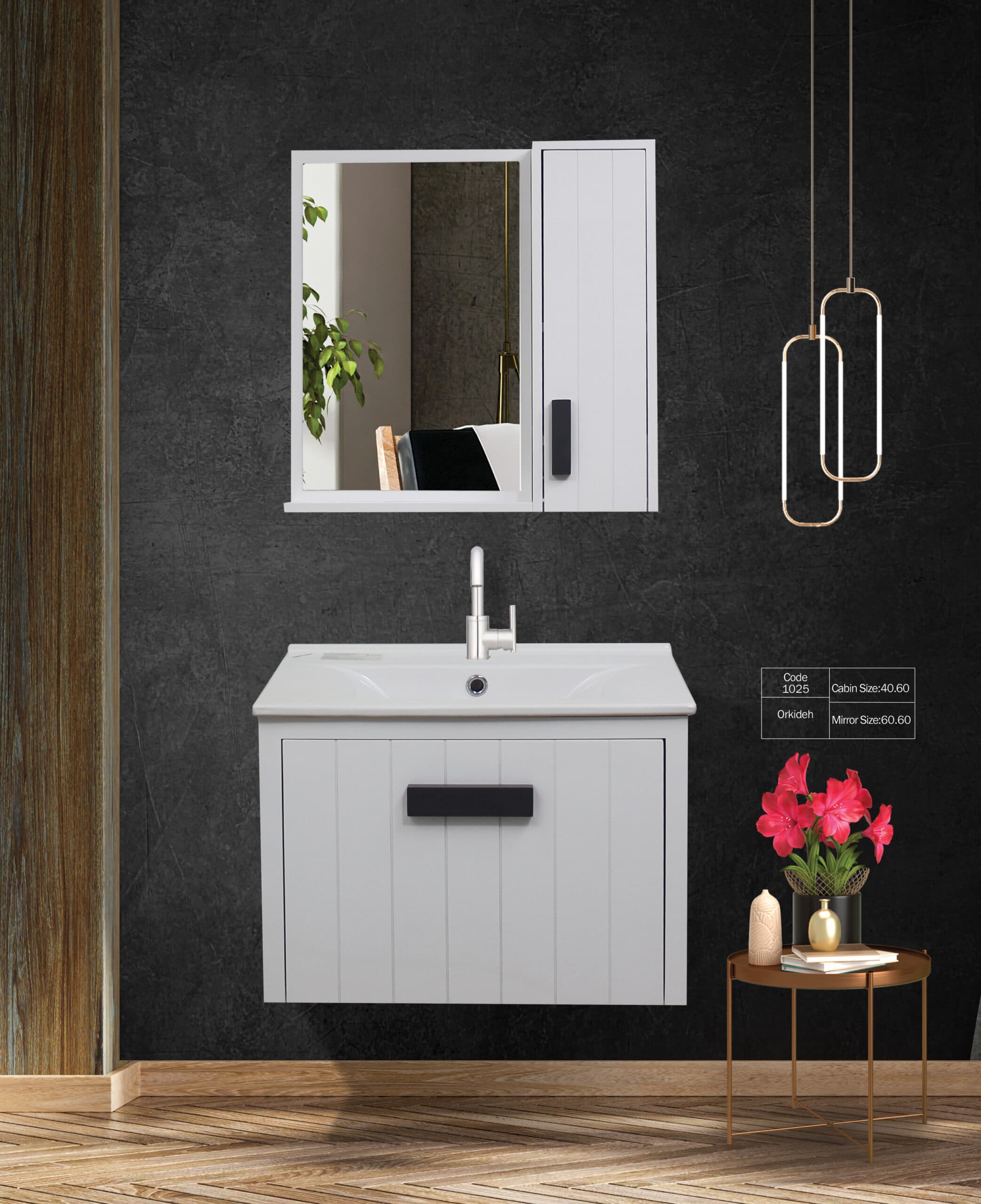 کابینت روشویی کاکتوس مدل orkide — تصویر ۲