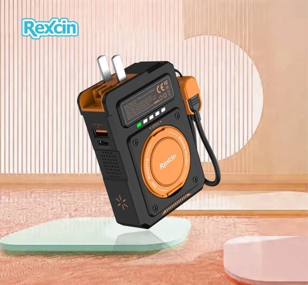 پاوربانک مگ‌سیف رکسین مدل REX-CPB10 ظرفیت 10000 میلی‌آمپر ساعت — تصویر ۵