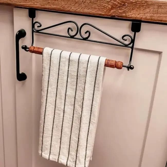 آویز حوله کابینتی فلزی