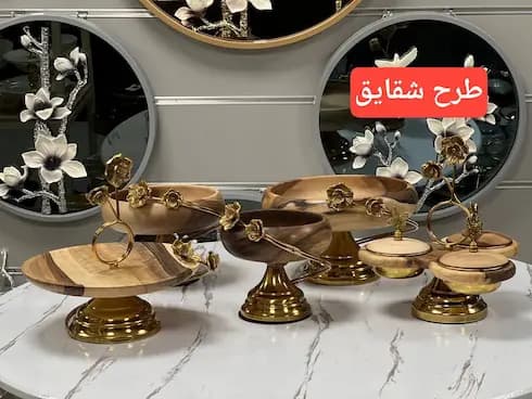 سرویس پذیرایی چوبی 5 پارچه — تصویر ۵