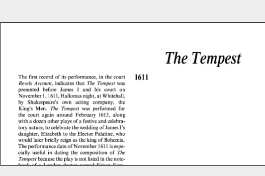 نقد نمایشنامه The Tempest by William Shakespeare — تصویر ۲