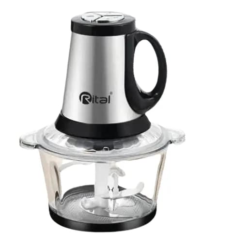خردکن 3 لیتر کاسه شیشه (پیرکس) ریتال مدل Rital RT-1000 (اورجینال)