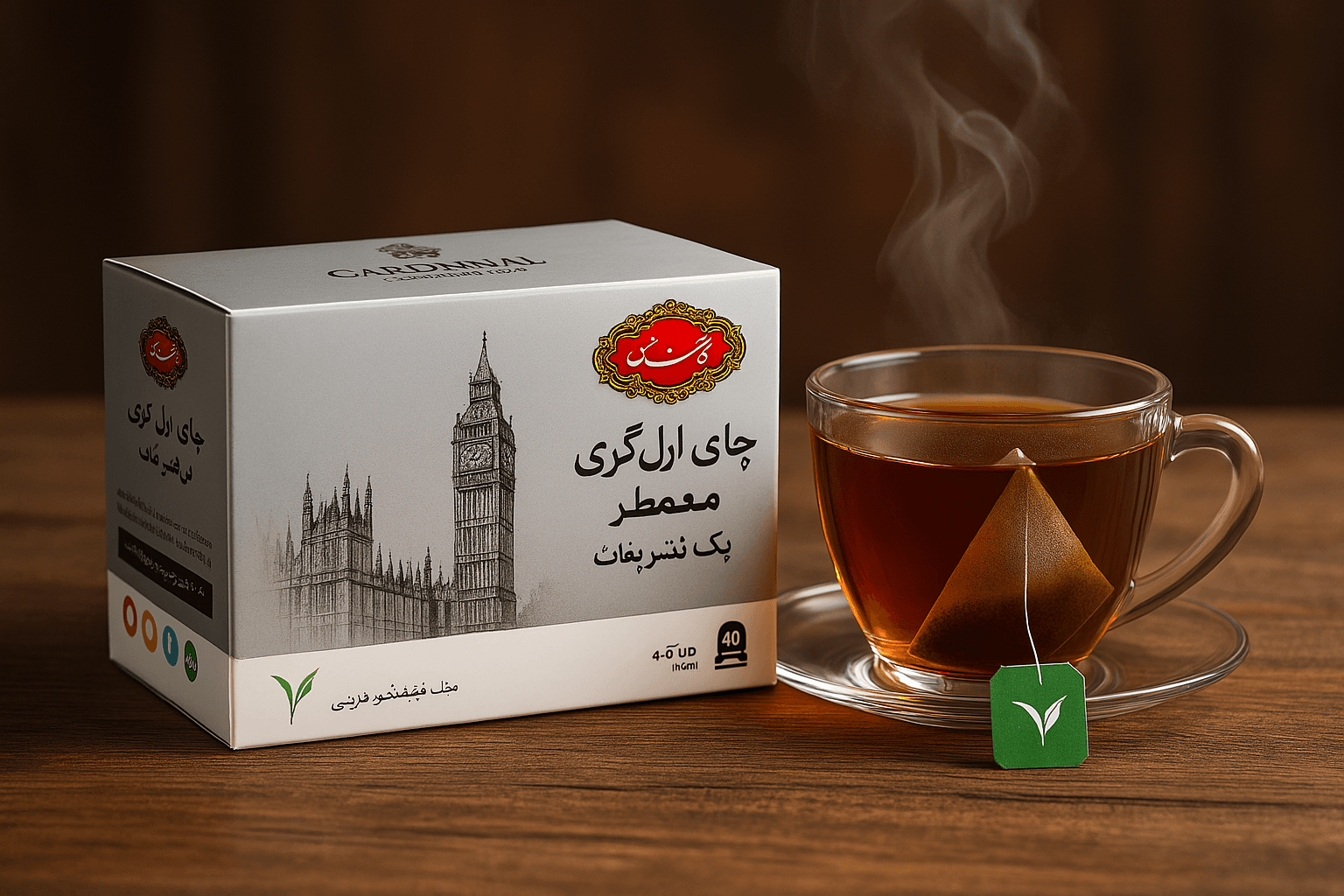 تی بگ تشریفات ارل گری (معطر) گلستان — تصویر ۲