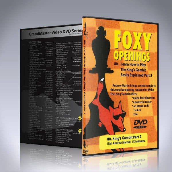 ویدئو “گامبی شاه” با تدریس اندرو مارتین (Andrew Martin _ Foxy Openings: king gambit) — تصویر ۲