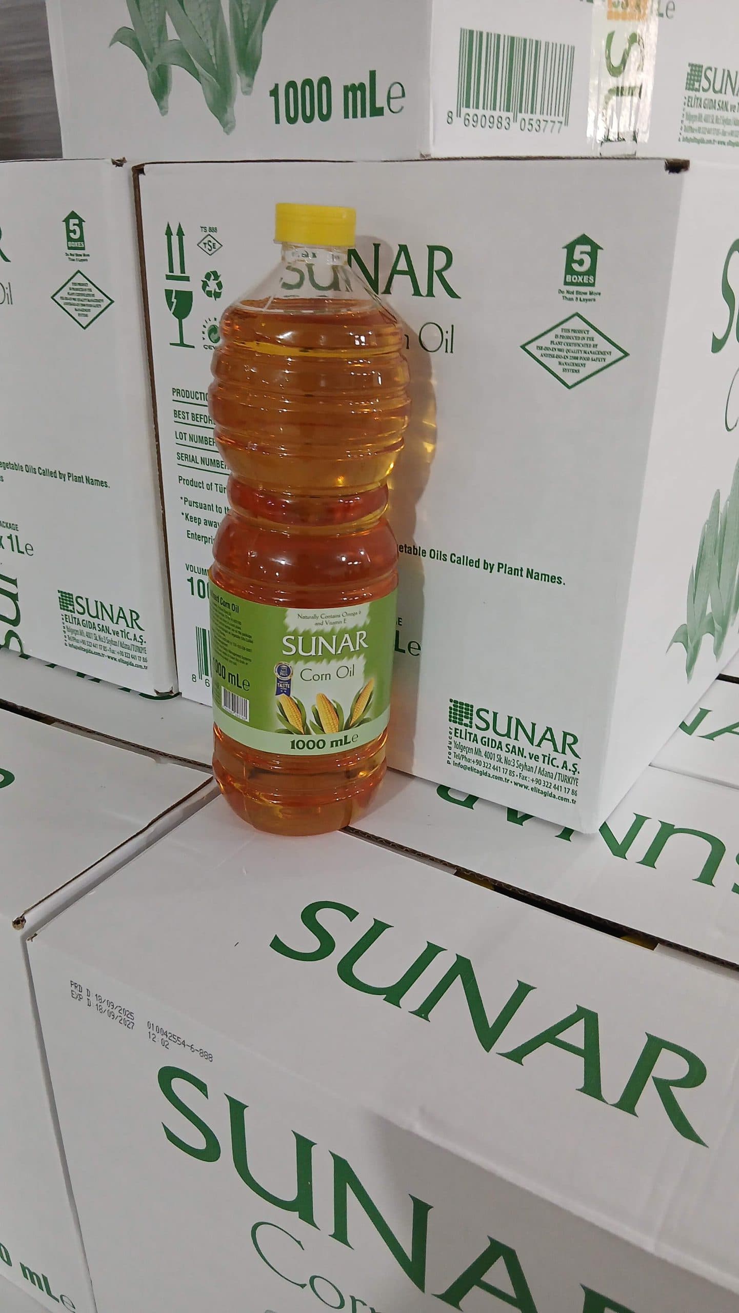 روغن ذرت 1 لیتری سونار اصل
