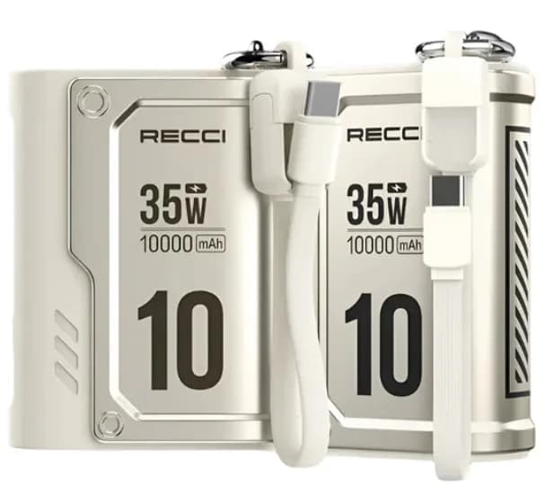 پاوربانک 35 وات رسی مدل RPB-P57 ظرفیت 10000 میلیآمپر ساعت — تصویر ۲