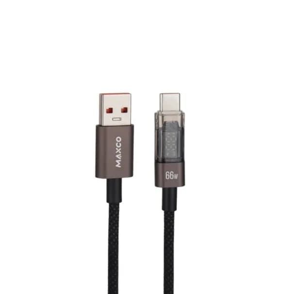 کابل فست شارژ 66 وات USB به تایپ سی مکس کو مدل MS03C طول 2 متر