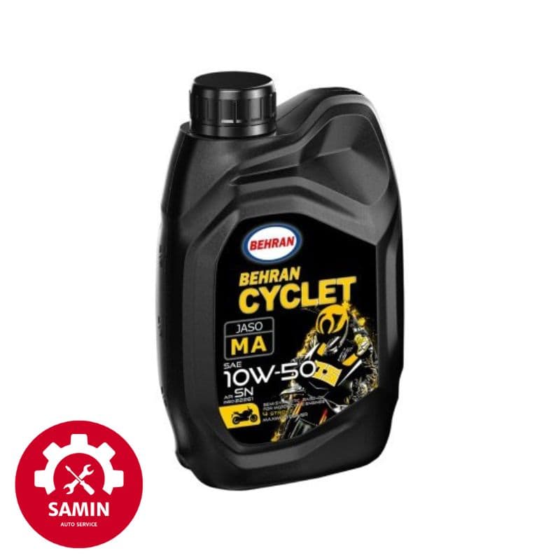 روغن موتور بهران سیکلت 10W50 API SN JASO MA یک لیتری | تعویض رایگان درب فروشگاه