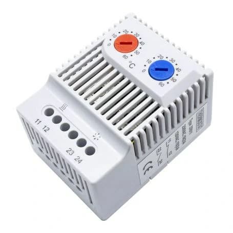 ترموستات گرمایشی سرمایشی AC ریلی تابلویی ZR-011 — تصویر ۲