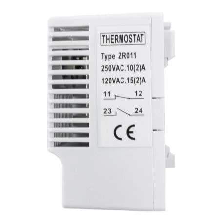 ترموستات گرمایشی سرمایشی AC ریلی تابلویی ZR-011 — تصویر ۳