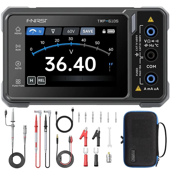 مولتی متر، اسیلوسکوپ و سیگنال ژنراتور FNIRSI مدل TMP-610S — تصویر ۲