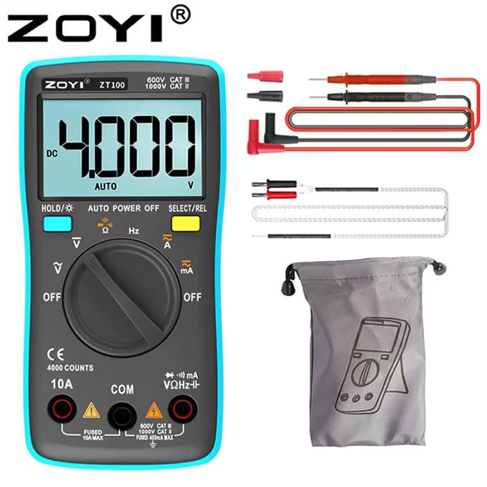 مولتی متر ZOYI مدل ZT-100 — تصویر ۳