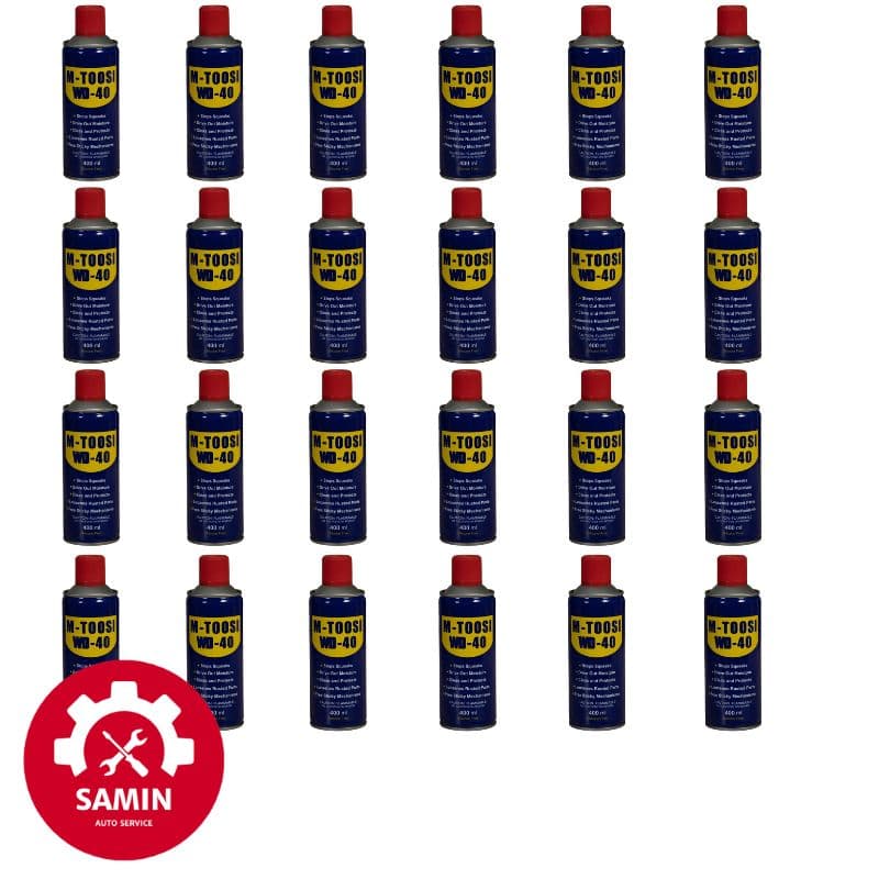 اسپری روان‌کننده WD-40 ام طوسی MTOOSI حجم 400ml کارتن ۲۴ عددی | خرید عمده