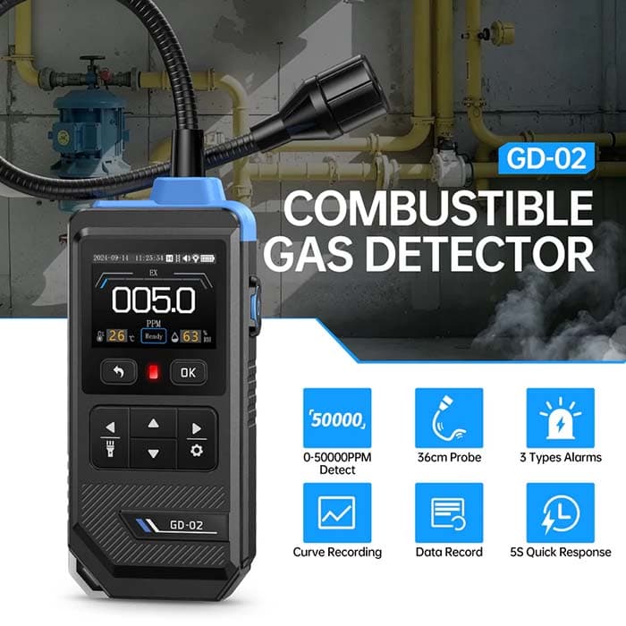 نشت یاب گاز FNIRSI مدل GD-02