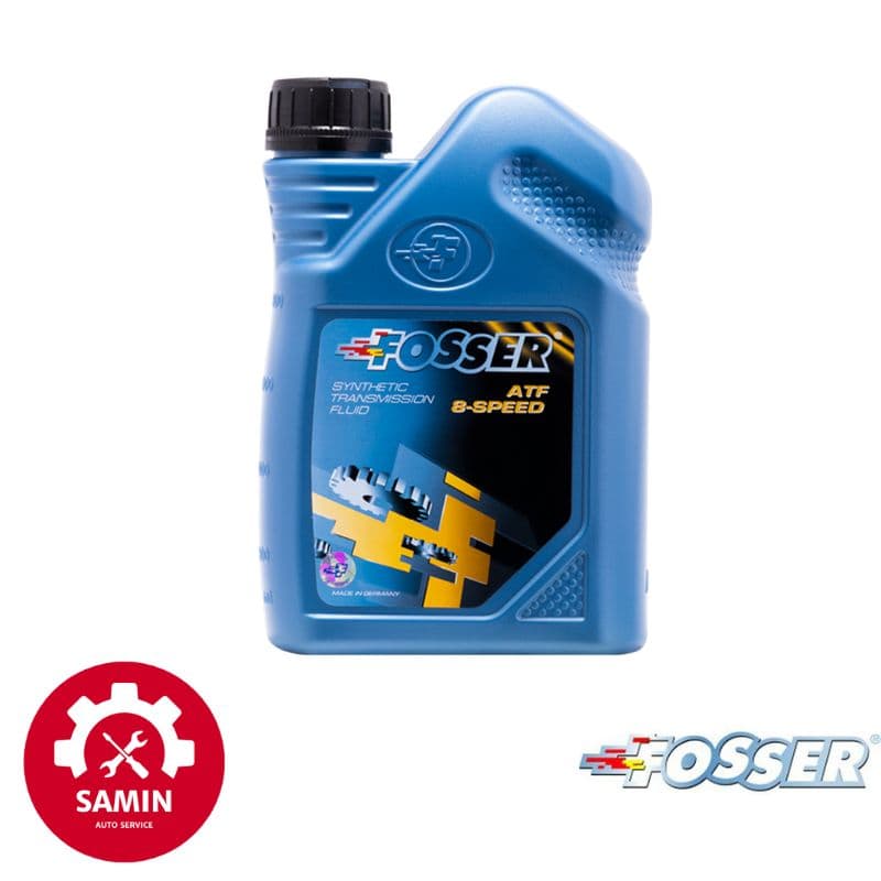 روغن گیربکس فوسر 8 سرعته وارداتی آلمانی یک لیتری ATF 8 SPEED | تعویض درب فروشگاه با دستگاه